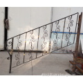 high quality wrought iron outdoor staircase railing design